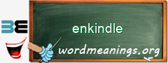 WordMeaning blackboard for enkindle